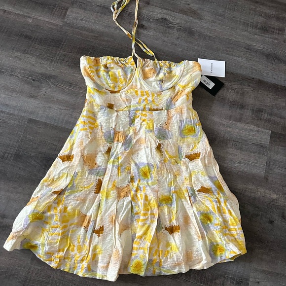 NWT En Saison Torrey Halter Mini Dress Size Large - Picture 9 of 12